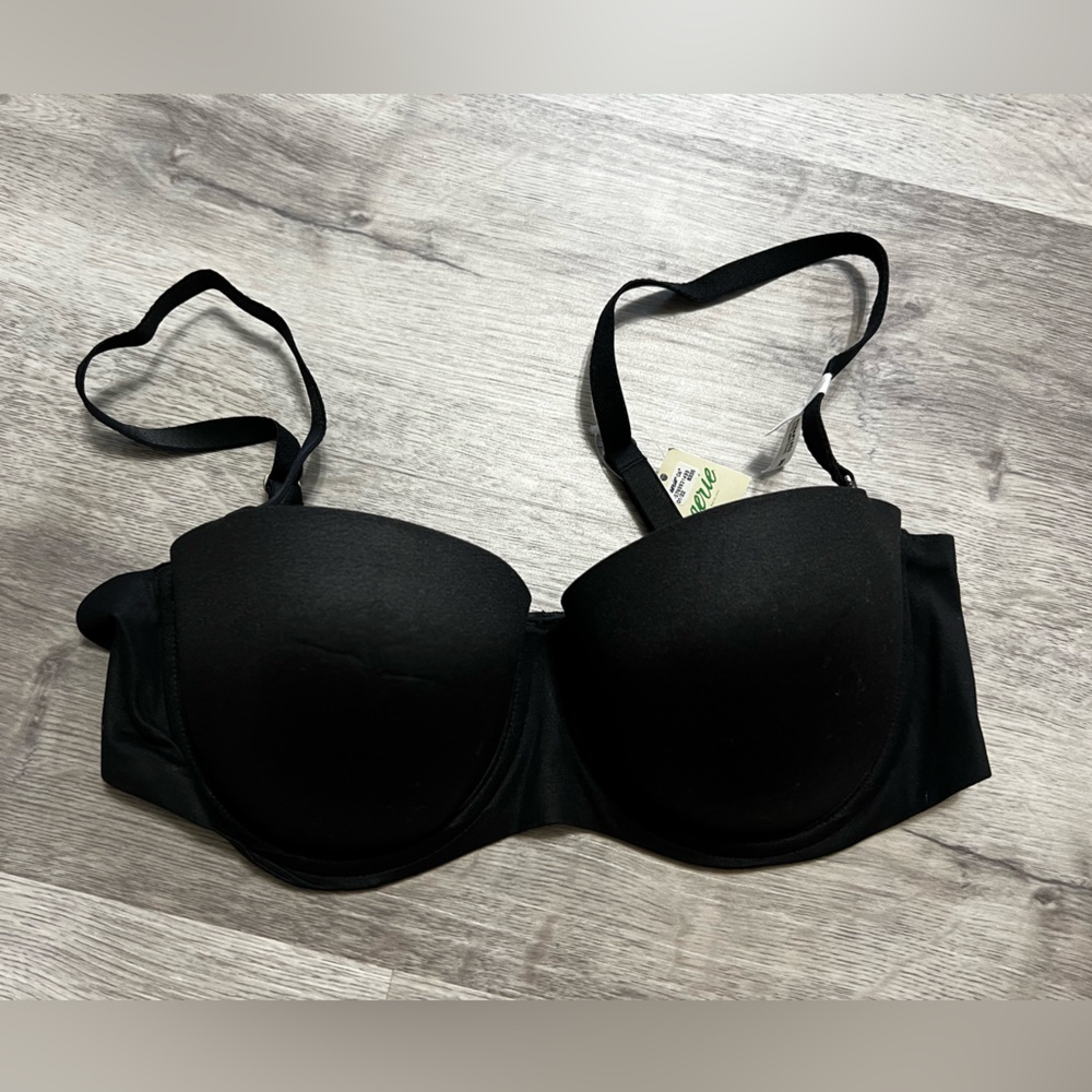 Aerie Strapless Black bra 36C